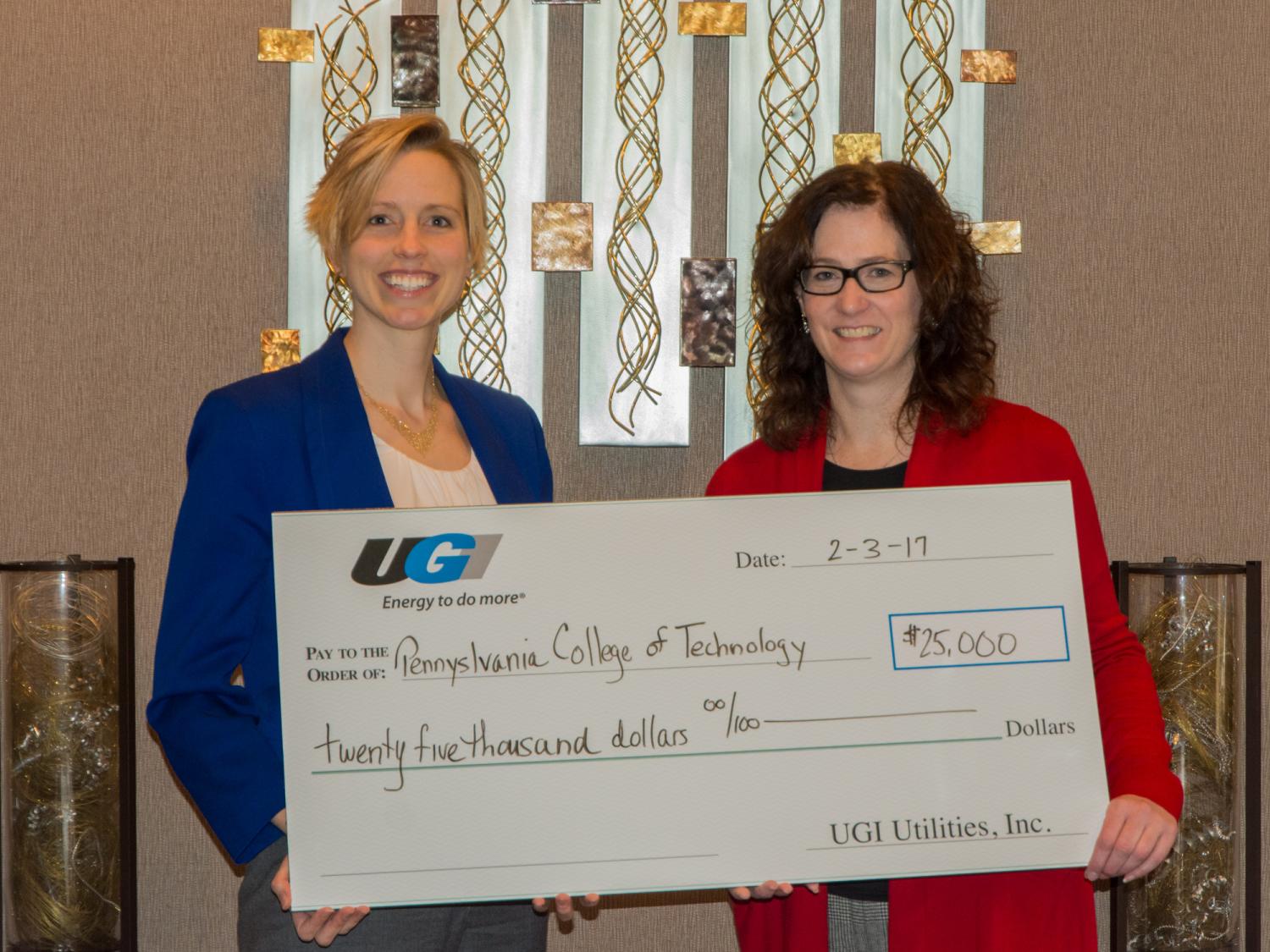 Penn College UGI Utilities donation