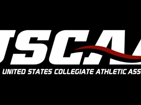 A logo of the United State Collegiate Athletic Association