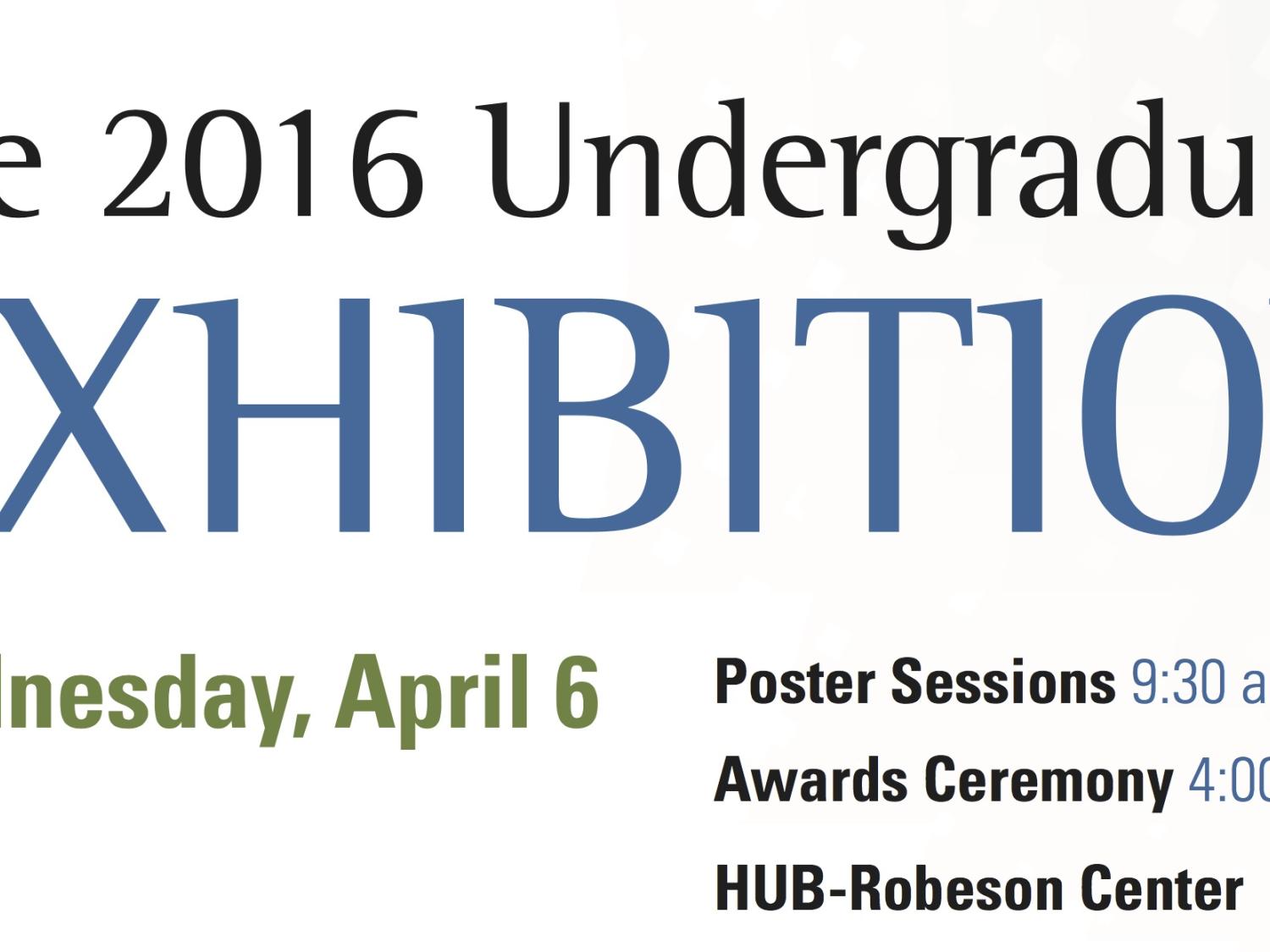 The 2016 Undergraduate Exhibition