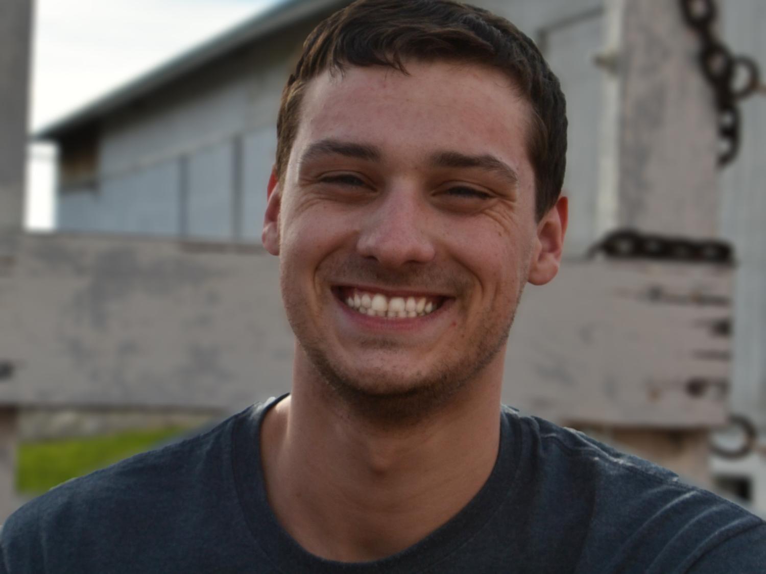 Noah Unger, the 2017 fall student marshal for the College of Information Sciences and Technology.