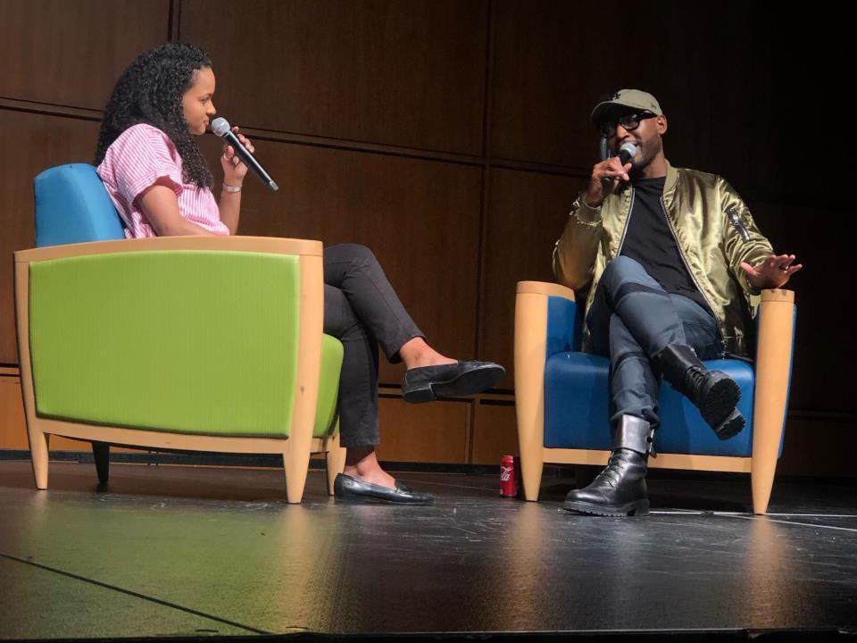 Karamo Brown on stage