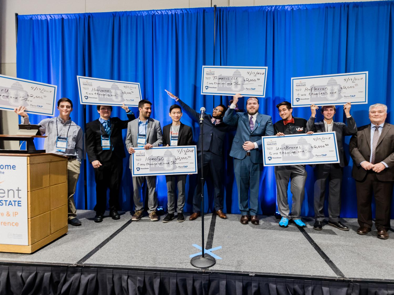 IncU Competitors at the Invent Penn State Venture and IP Conference