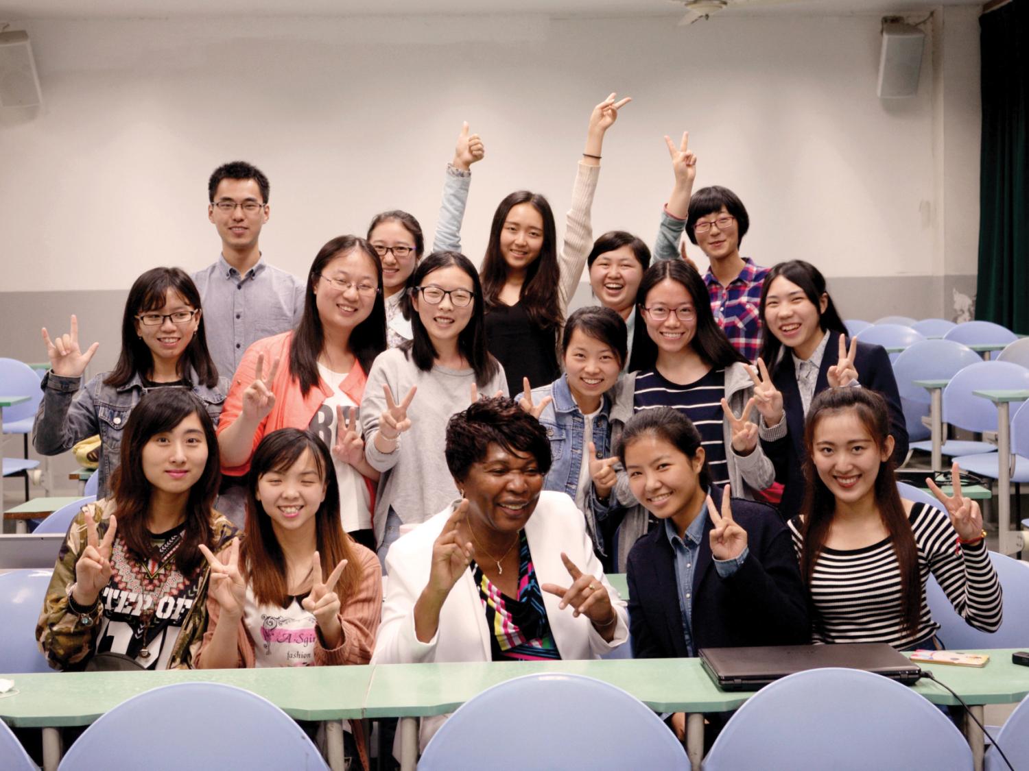 Vivian Yenkia-Agbaw in China