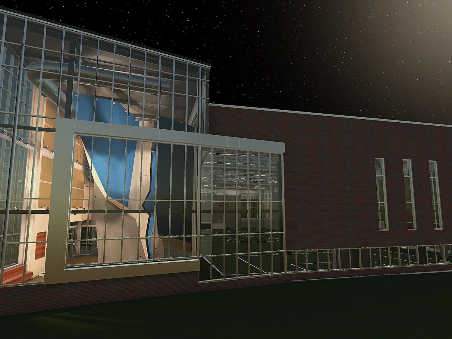 Climbing Wall Rendering