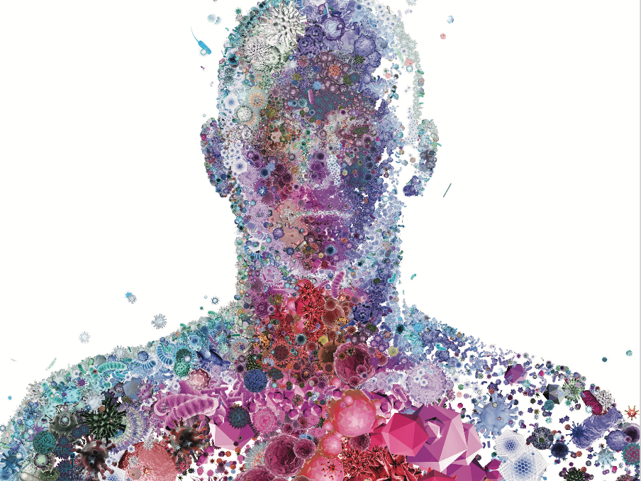 head of virus man