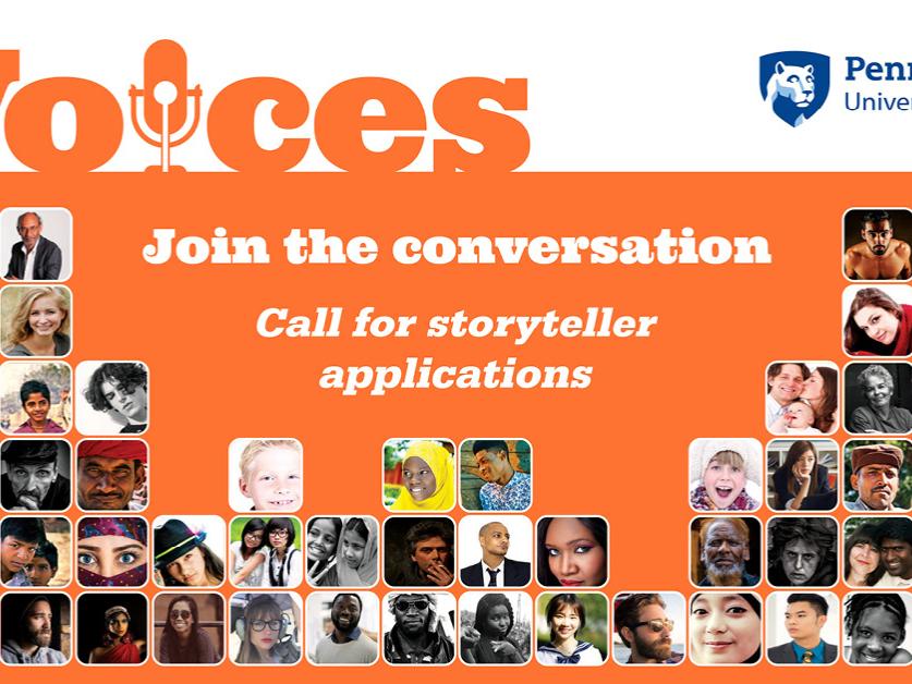 Voices 2021 call for volunteers graphic