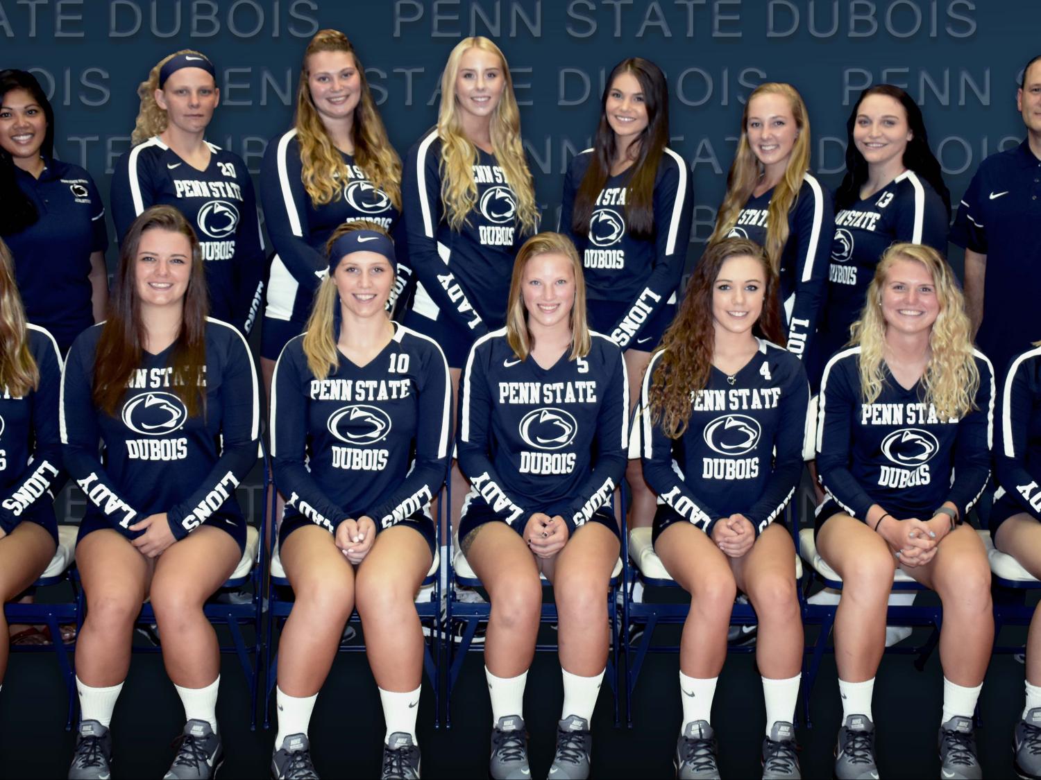 The 2018 Penn State DuBois Volleyball Team