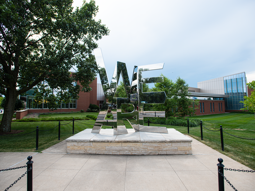 the We Are sculpture