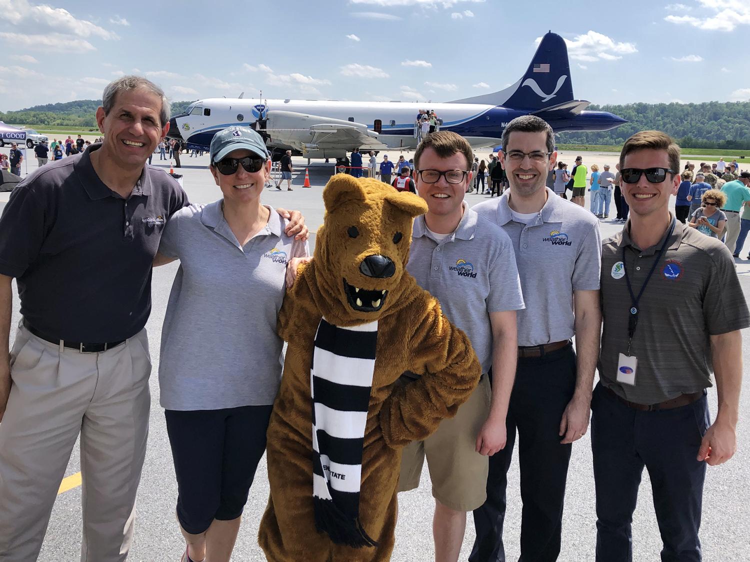 Weather World and Nittany Lion
