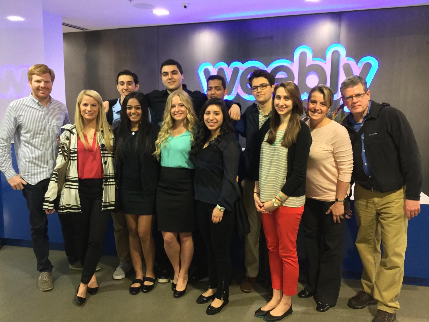 Penn State students visit Weebly