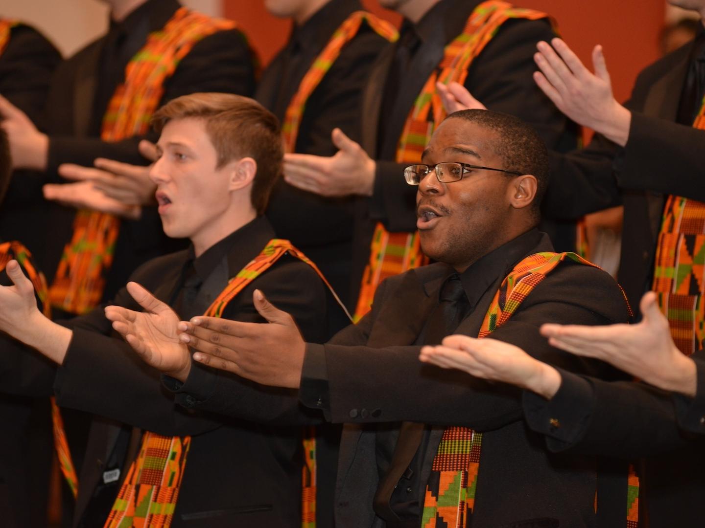 chorus singing