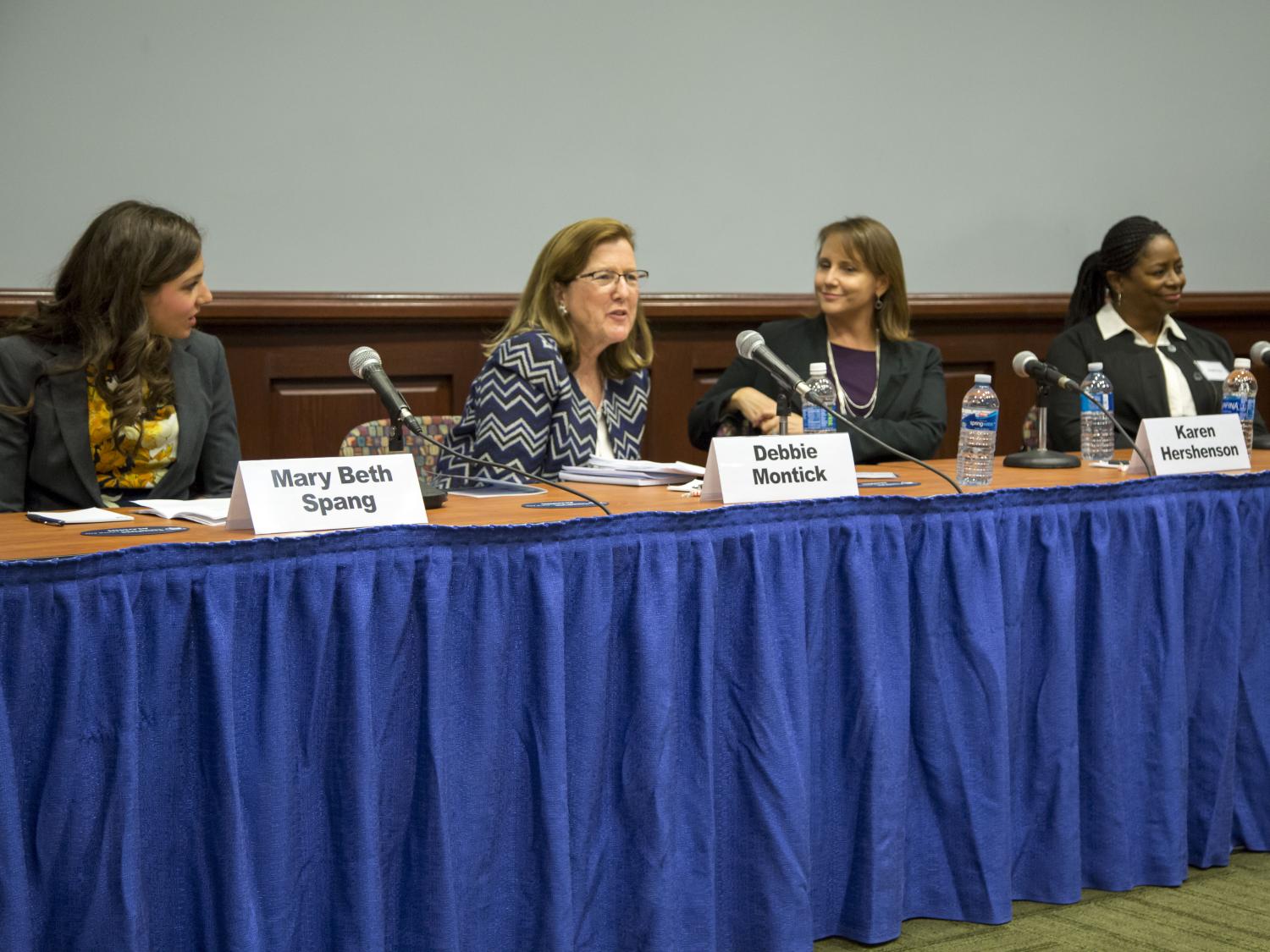 Panelists at Penn State Women: Leaders of Today and Tomorrow