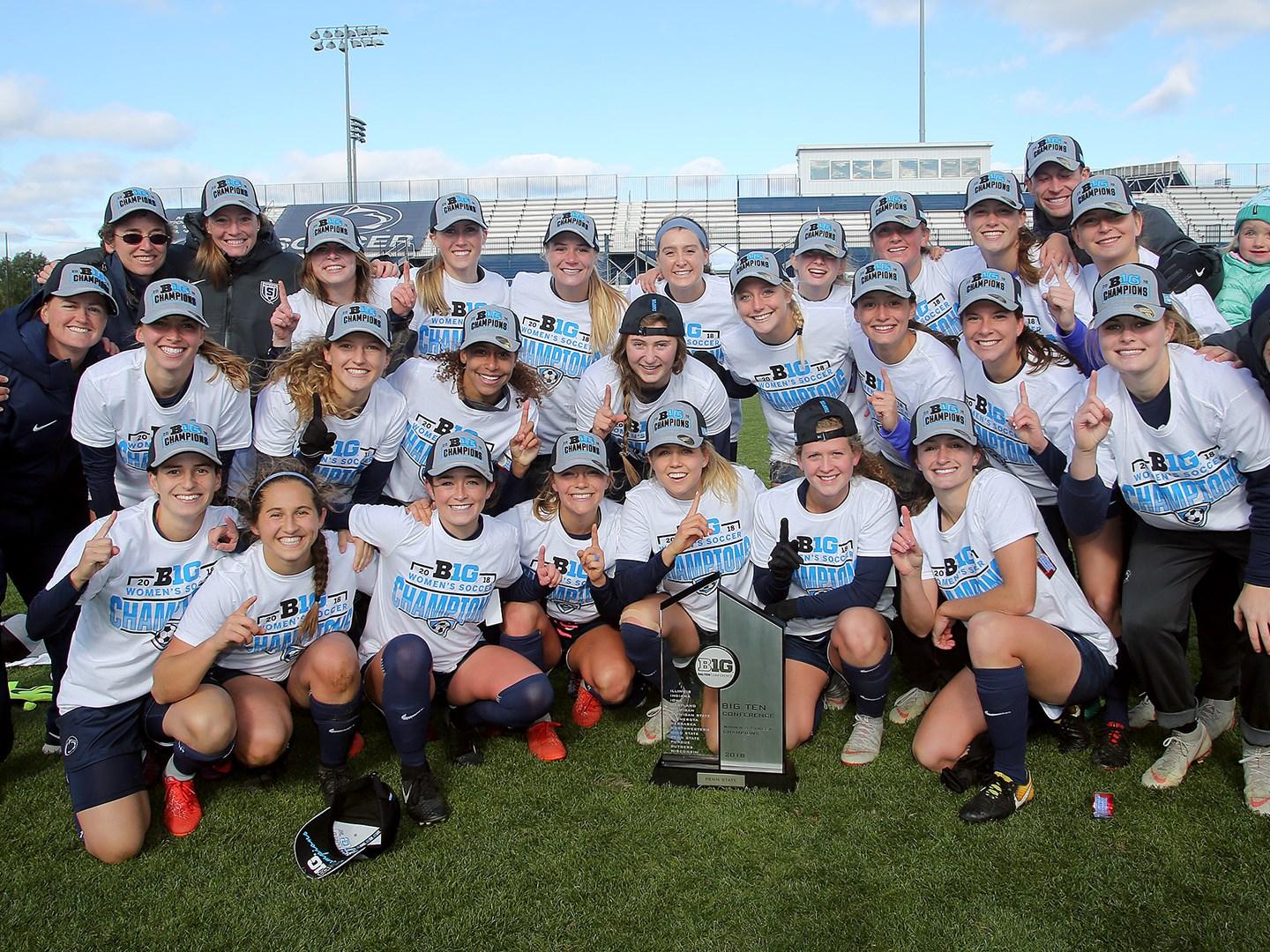 Women's Soccer 2018 Big Ten Champions