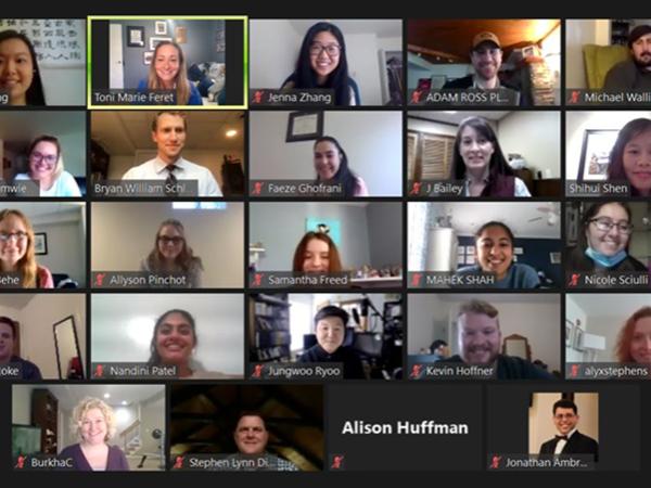 Women in Engineering Zoom screen capture 2020