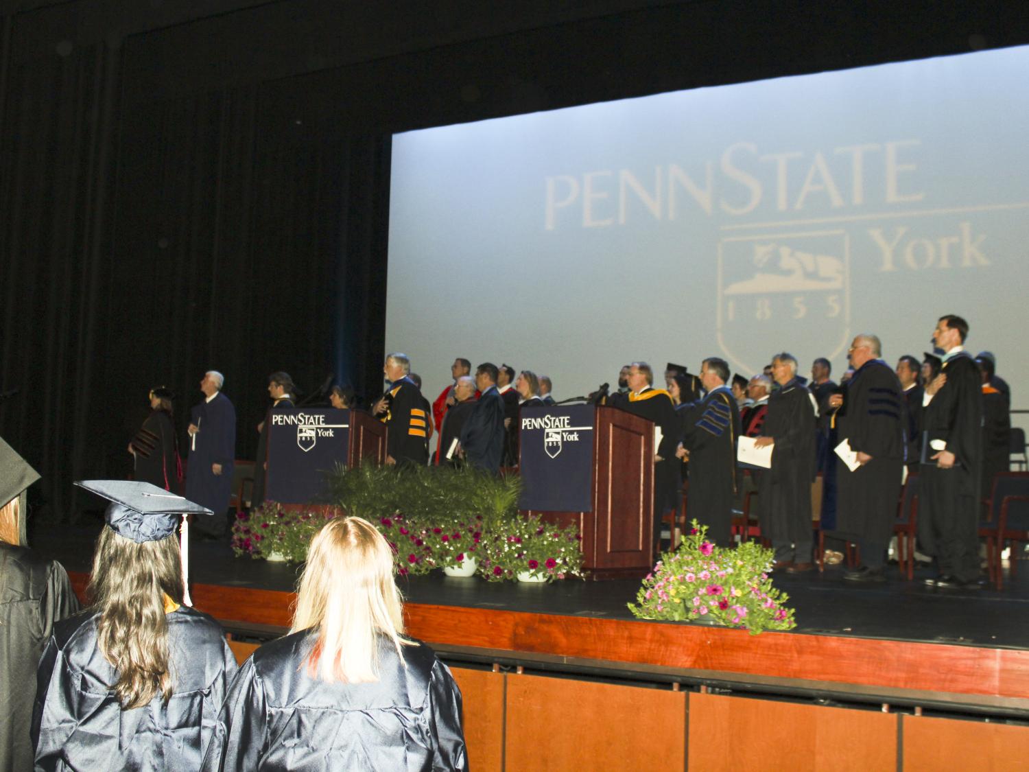 Penn State York Commencement 2013 platform party