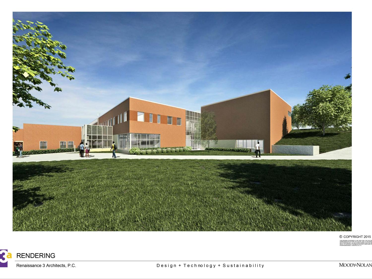York student center rendering