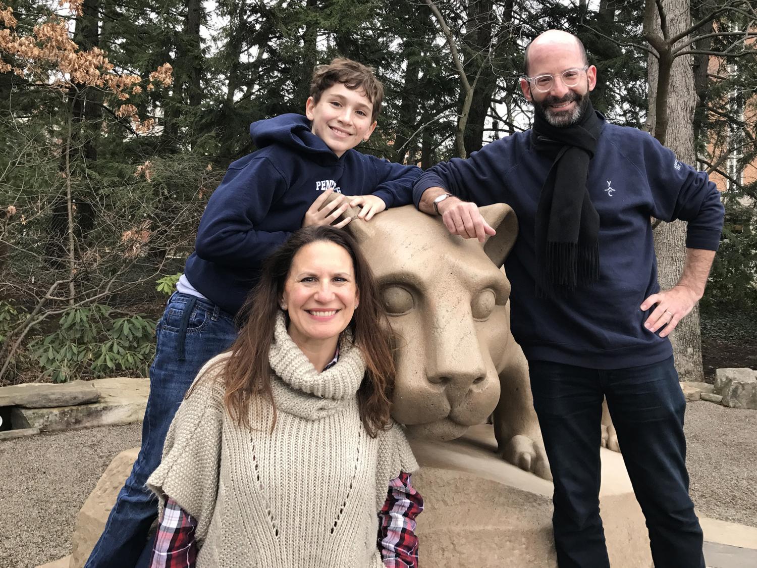 Penn State alumna Lauren Young and her family