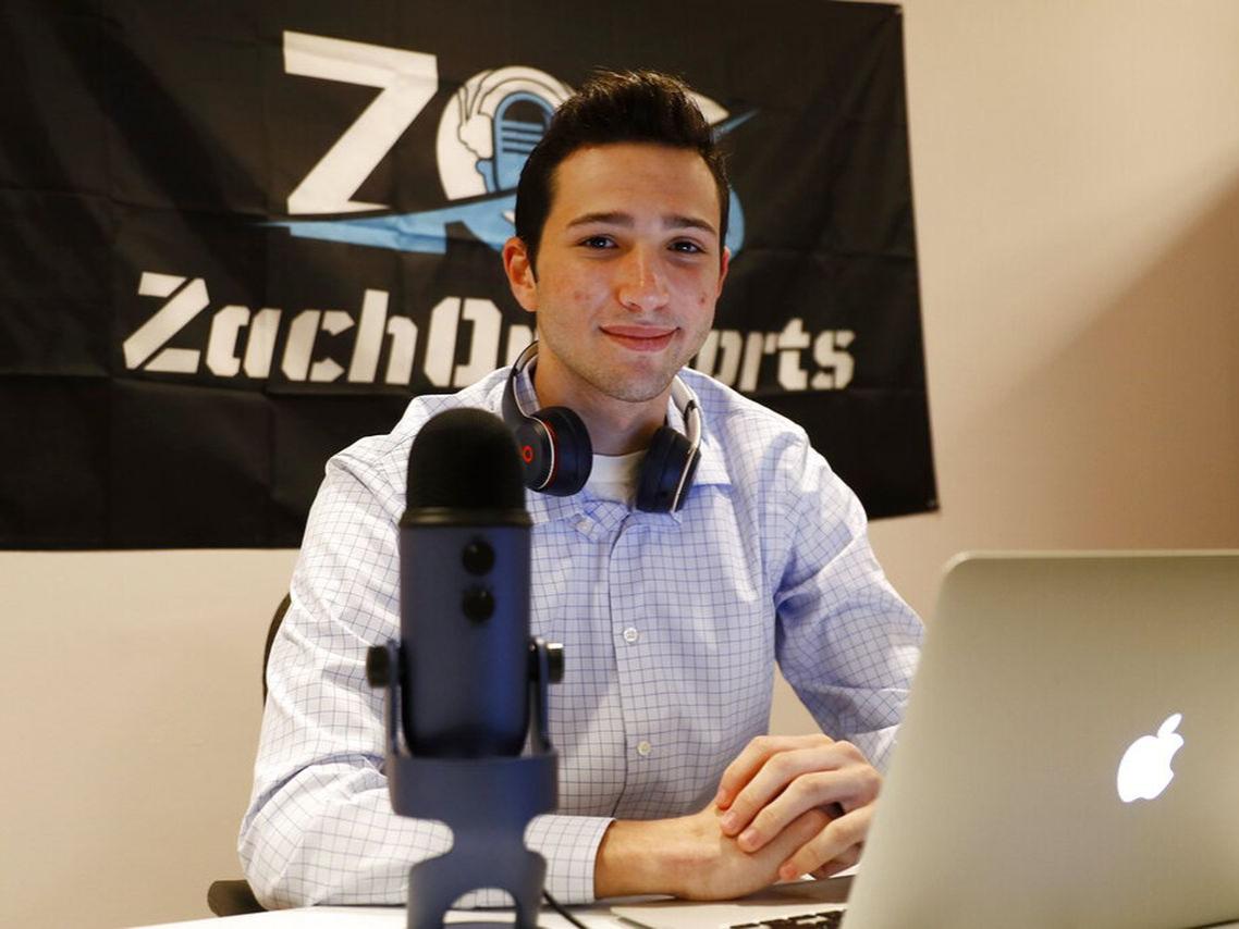 ZachOnSports host, Zach Gershman