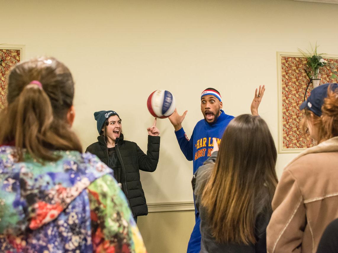 Julian “Zeus” McClurkin with students 