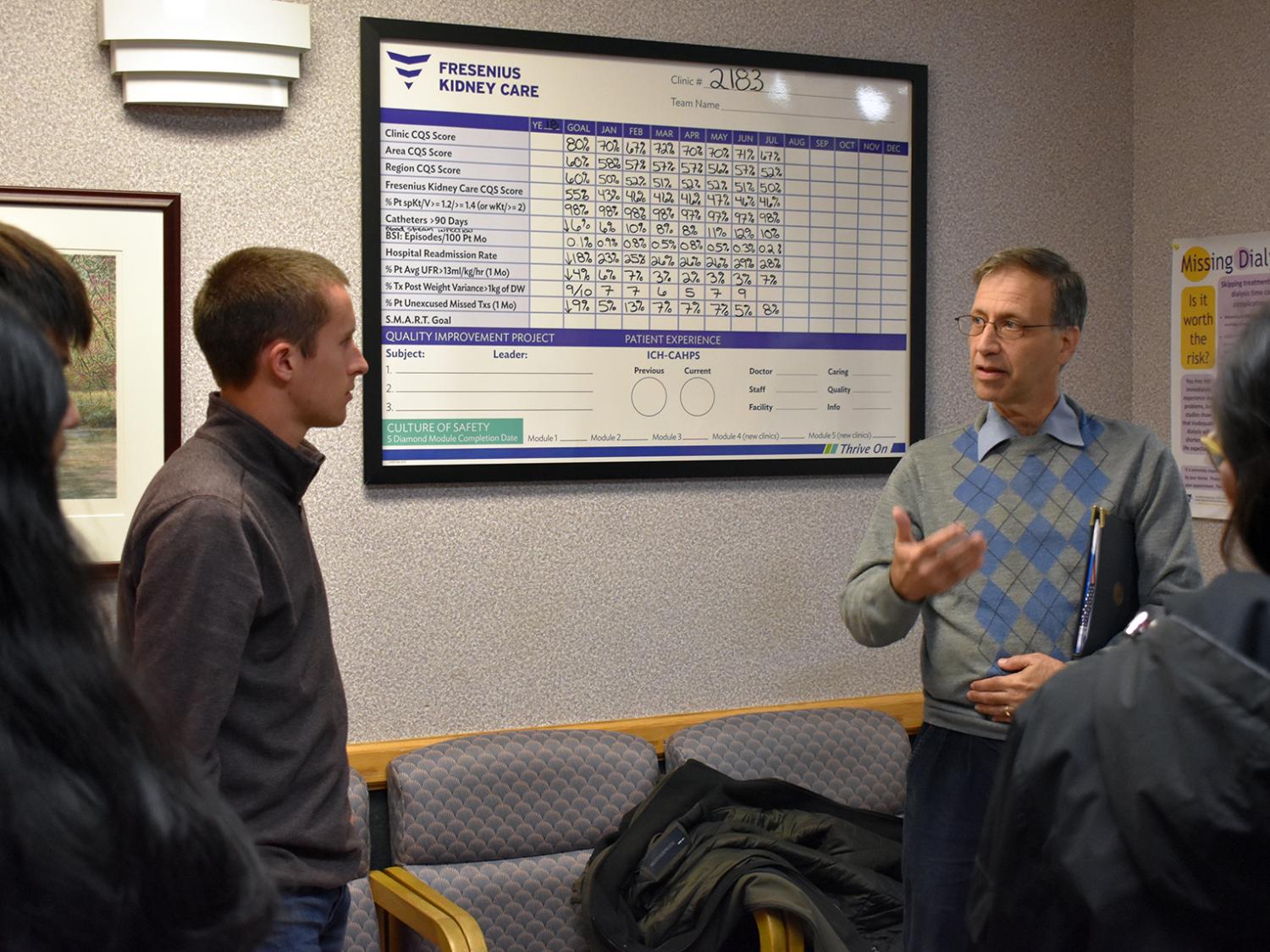Penn State professor Andrew Zydney on a Distinguished Honors Faculty Program trip