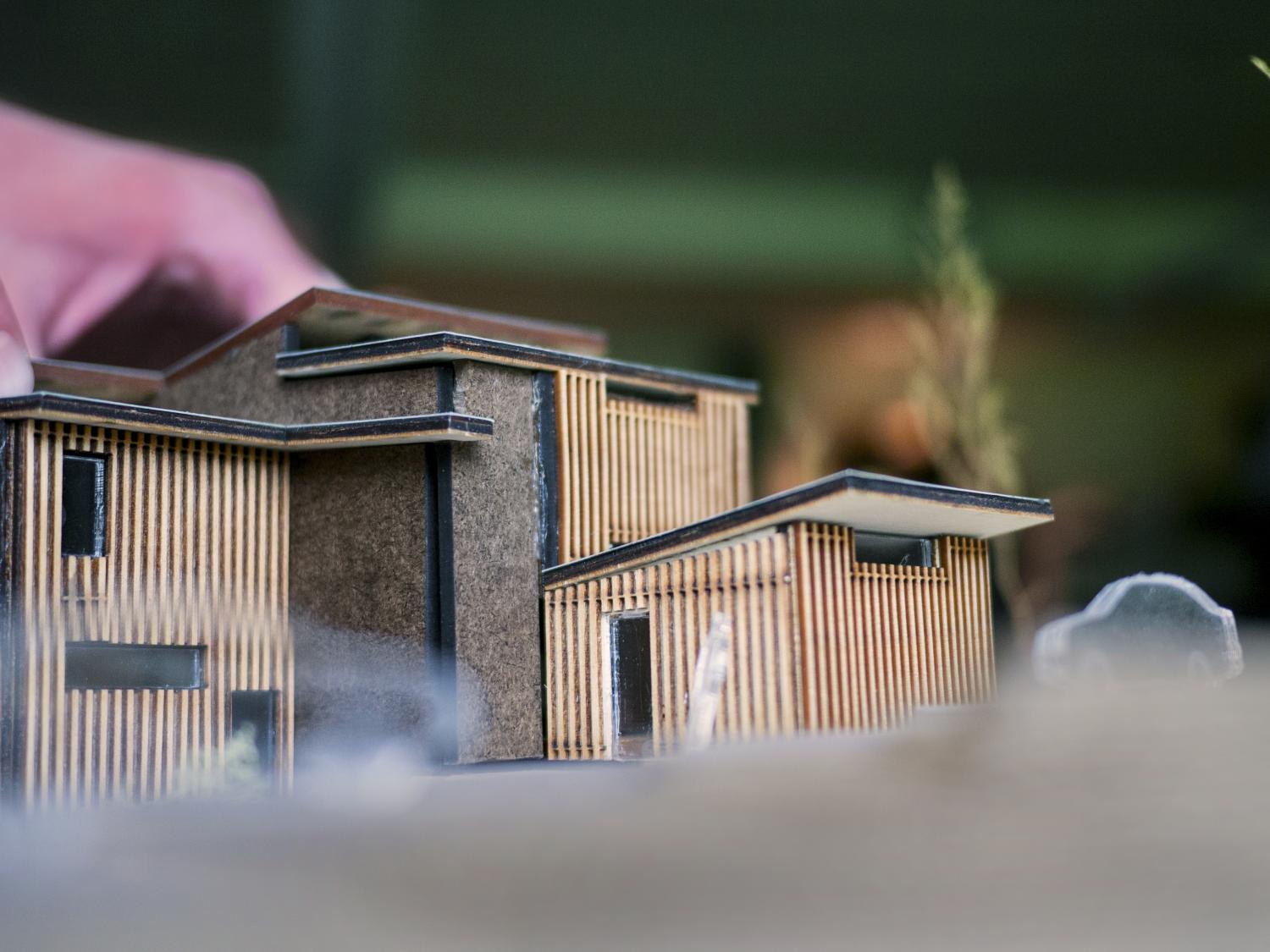 Architectural model of a house