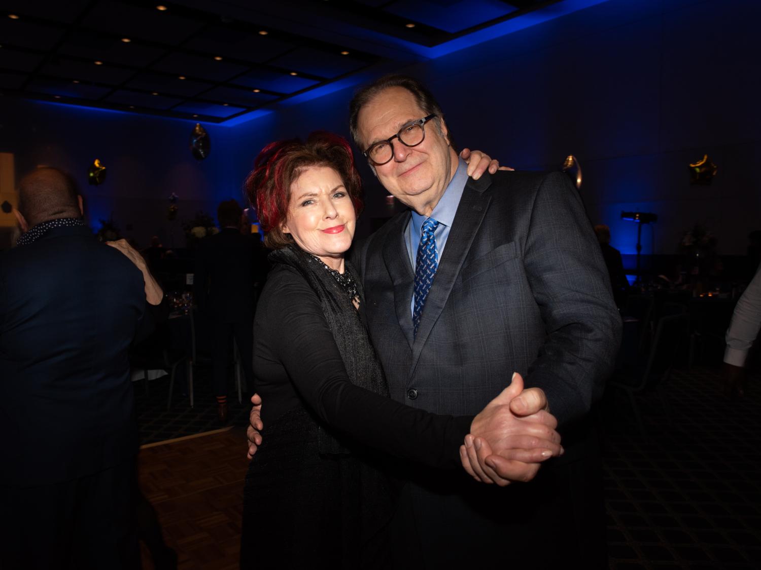 Dr. John P. Driscoll and his wife, artist Marylyn Dintenfass
