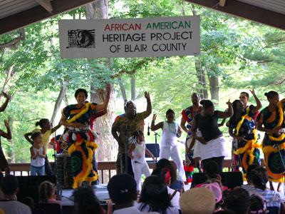Musical performance at the Heritage Festival