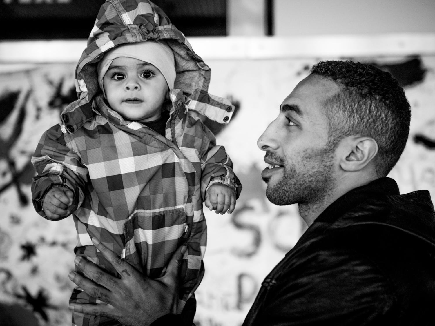 Photo of a man with baby