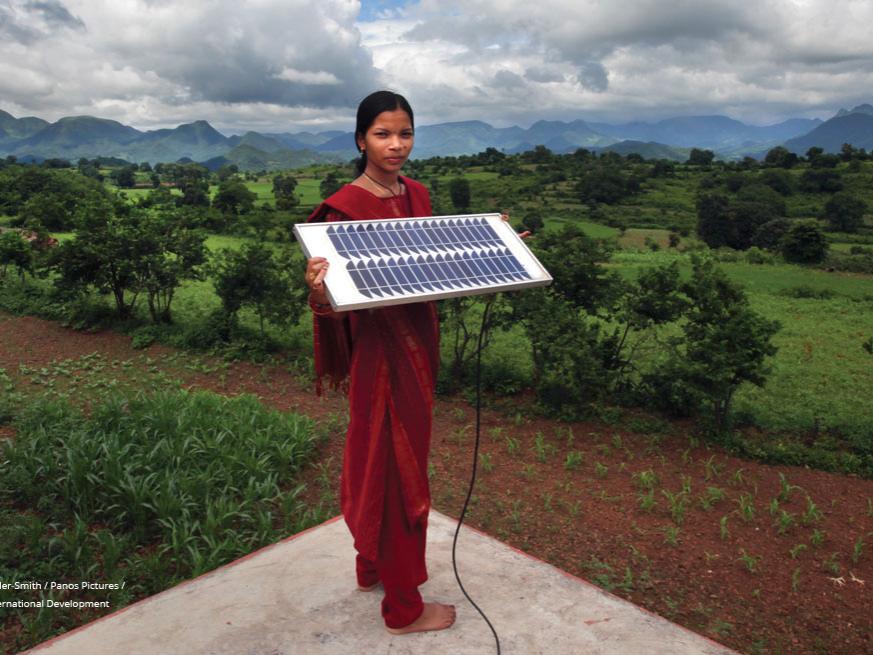 Affordable solar cells would power communication devices, provide sterilization of medical equipment and offer hygeinic cooking in underdeveloped economies. Photo  © Abbie Trayler-Smith / Panos Pictures / Department for International Development