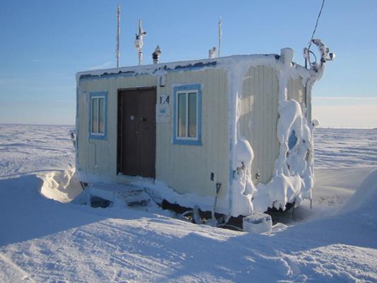 Scientists constructed a laboratory in northern Alaska 