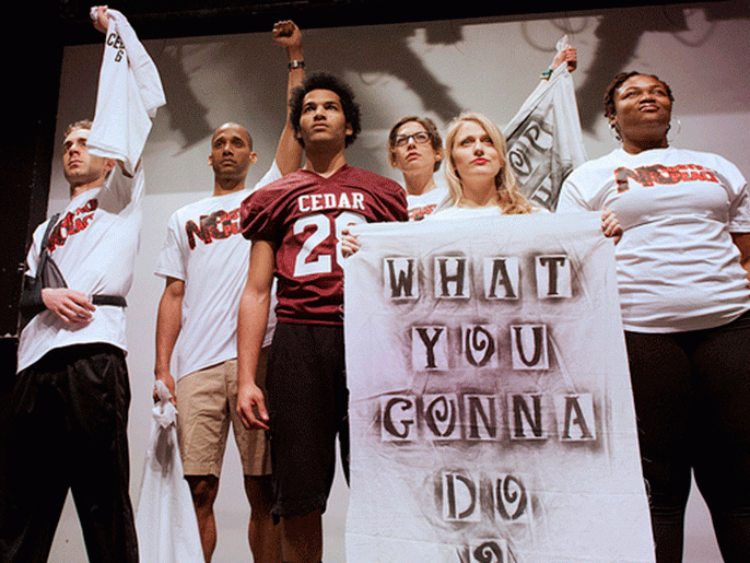 Penn State production of "Blood at the Root"
