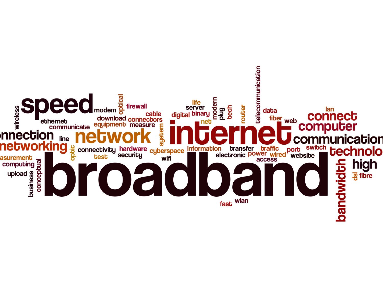 Broadband word cloud