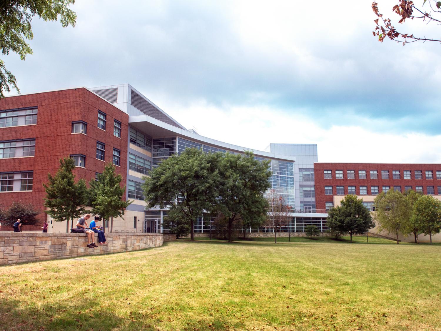 The Business Building at Penn State is shown.