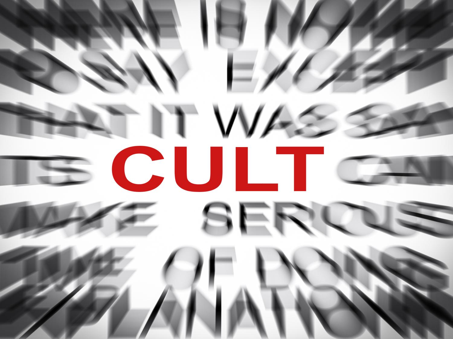 Cult written in text.