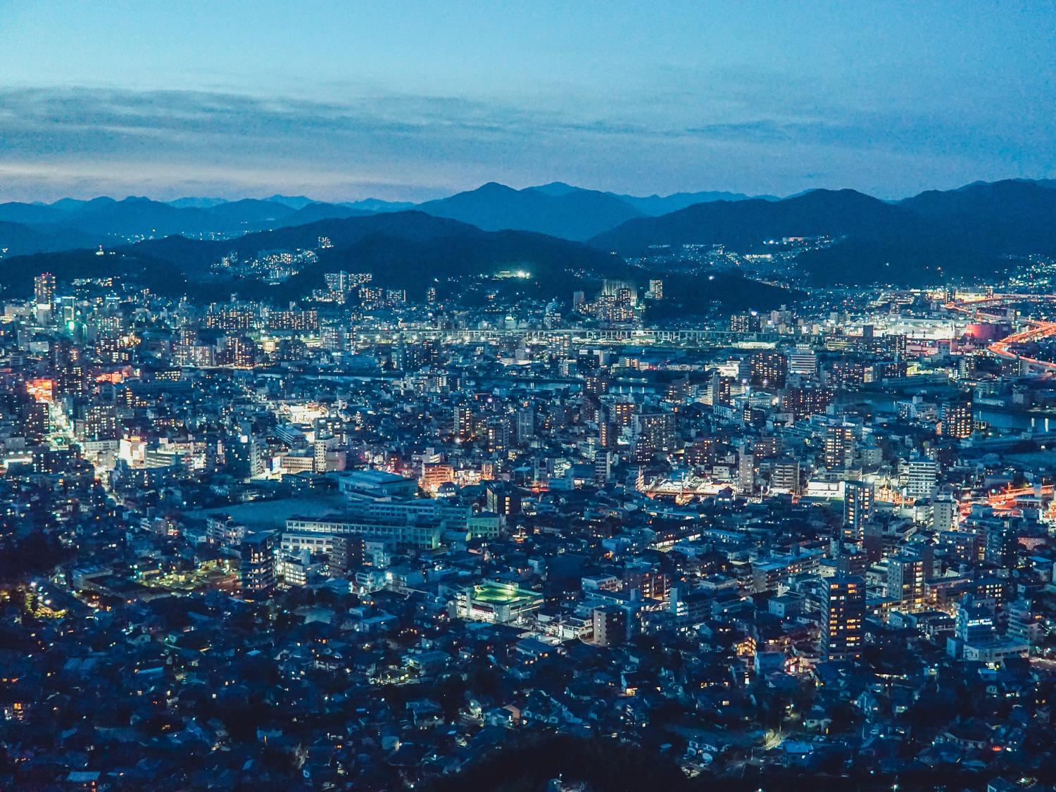 Cityscape at night