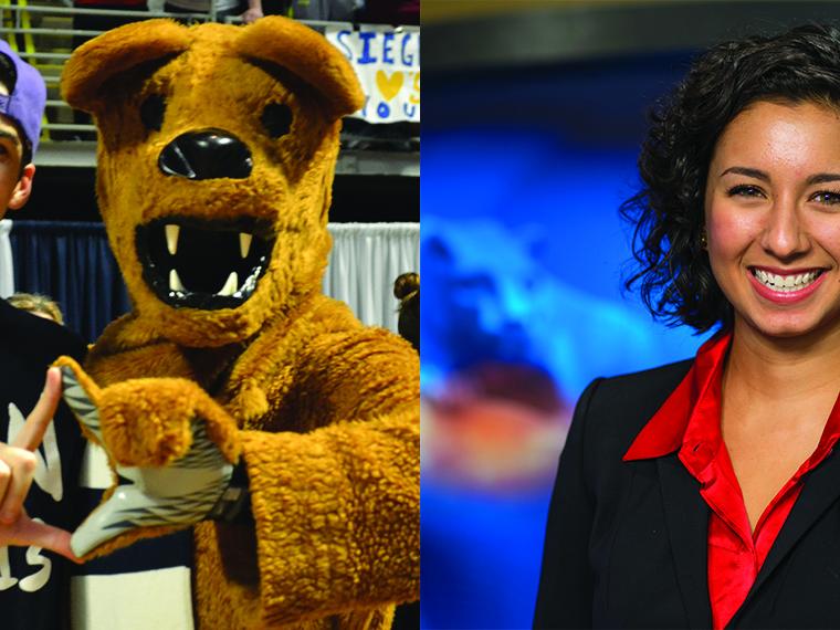 Ricky Kopecky and Marielena Balouris from the College of Communications