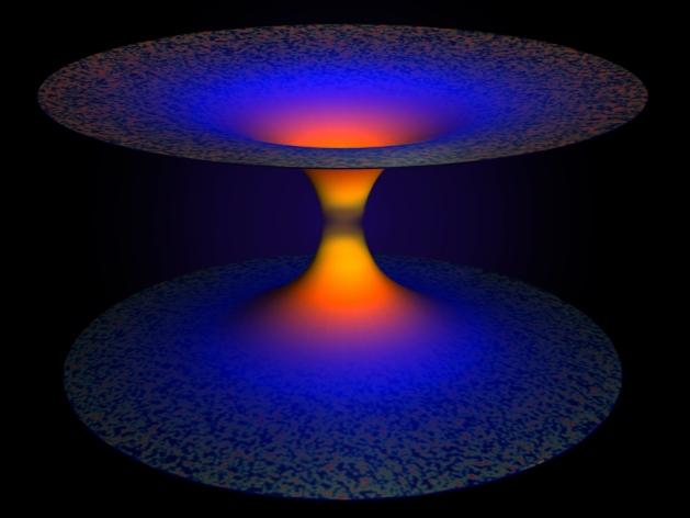 Artist representation of a black hole. 