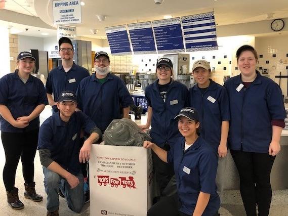 Creamery students help