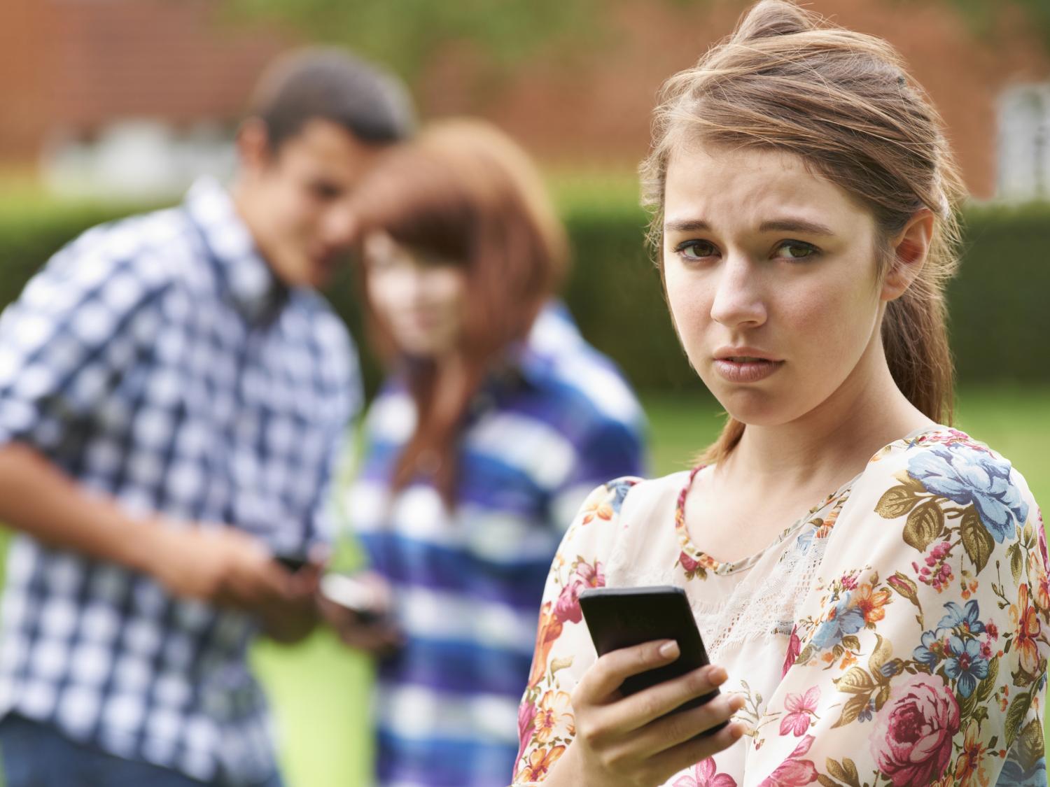 cyberbullied teen