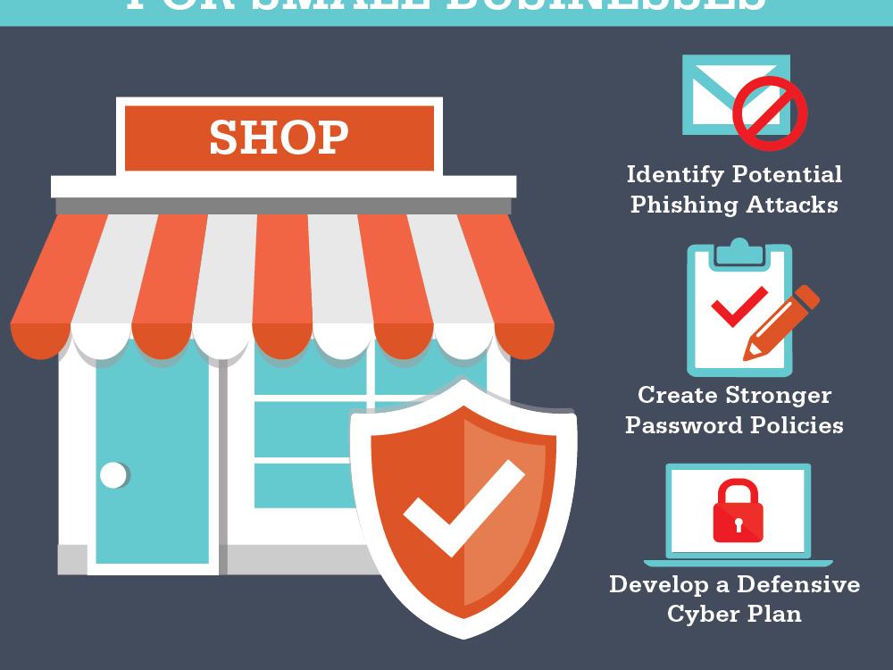 Cybersecurity tips for small businesses.