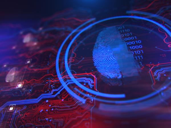 Graphic representing cybersecurity