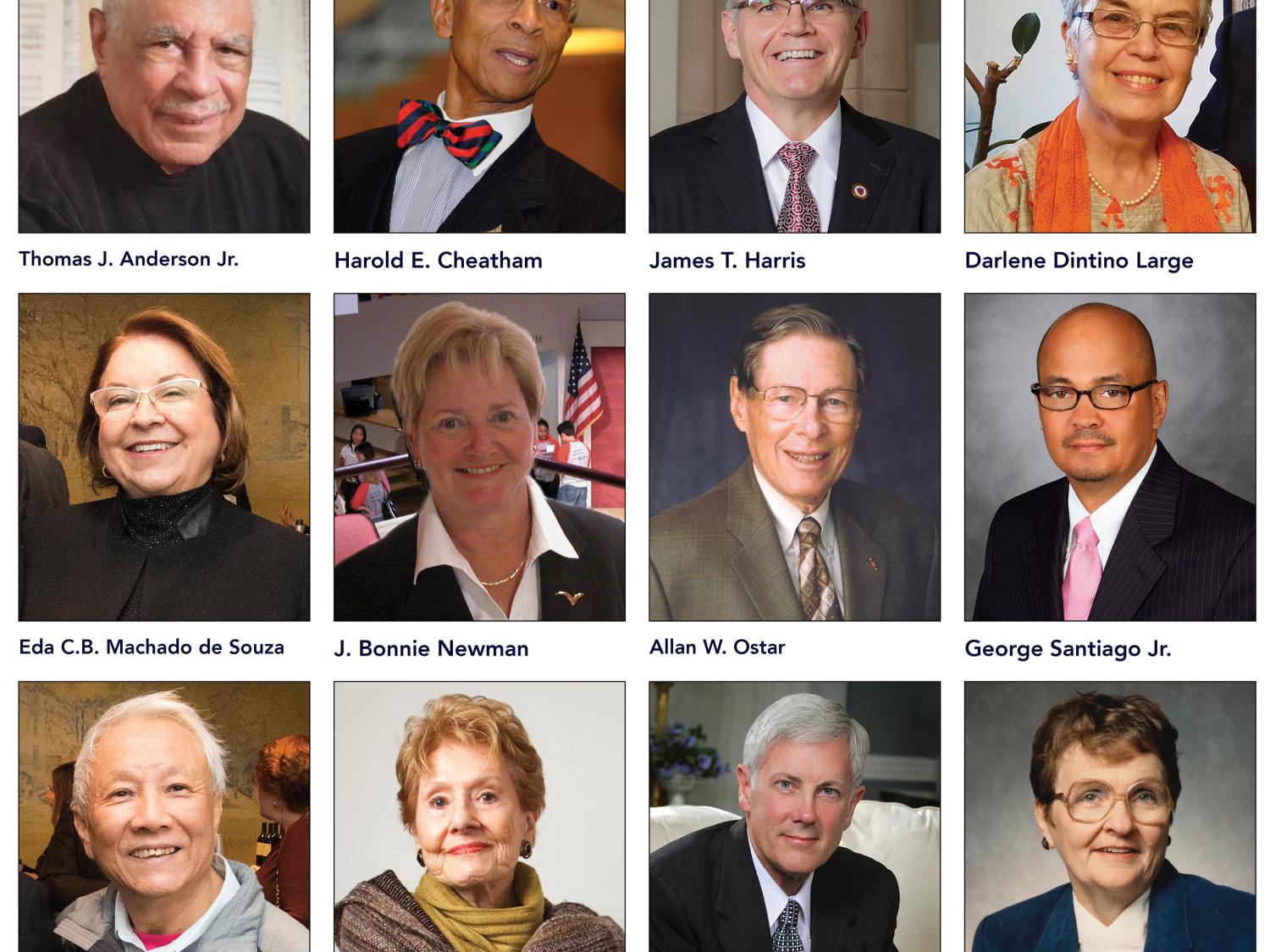 Portraits of 12 Distinguished Alumni