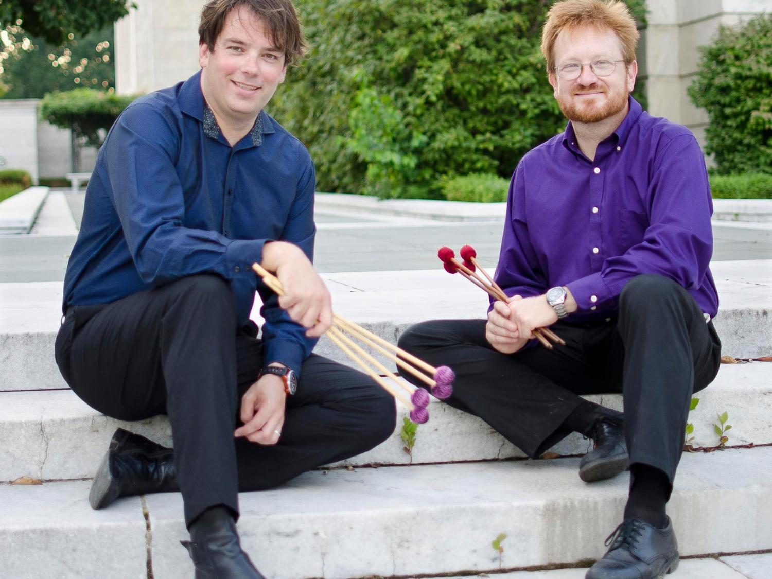 duo ANIME, the name of Andrew Pongracz's and Mell Csicsila’s percussion collaboration, will perform Friday, Jan. 27, at Penn State Behrend as part of Music at Noon: The Logan Series. 