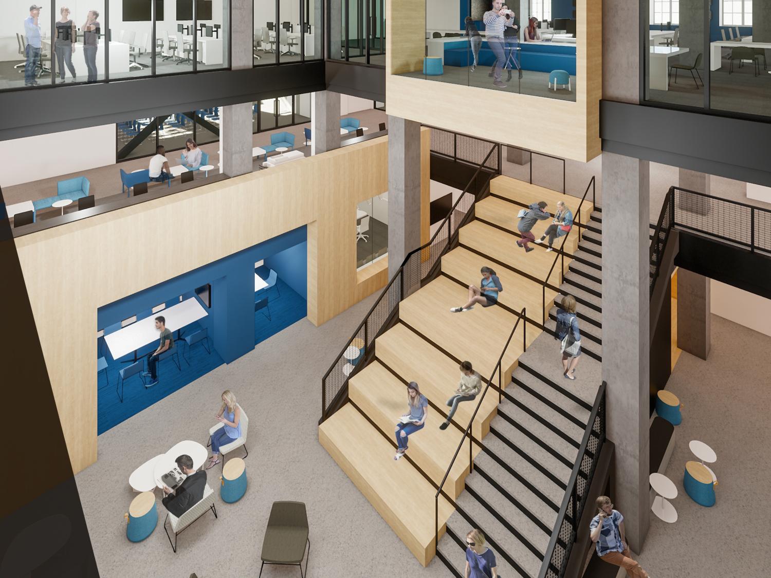 Entry way view from the southeast