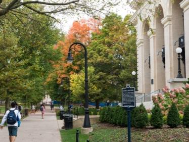 Campus in the fall