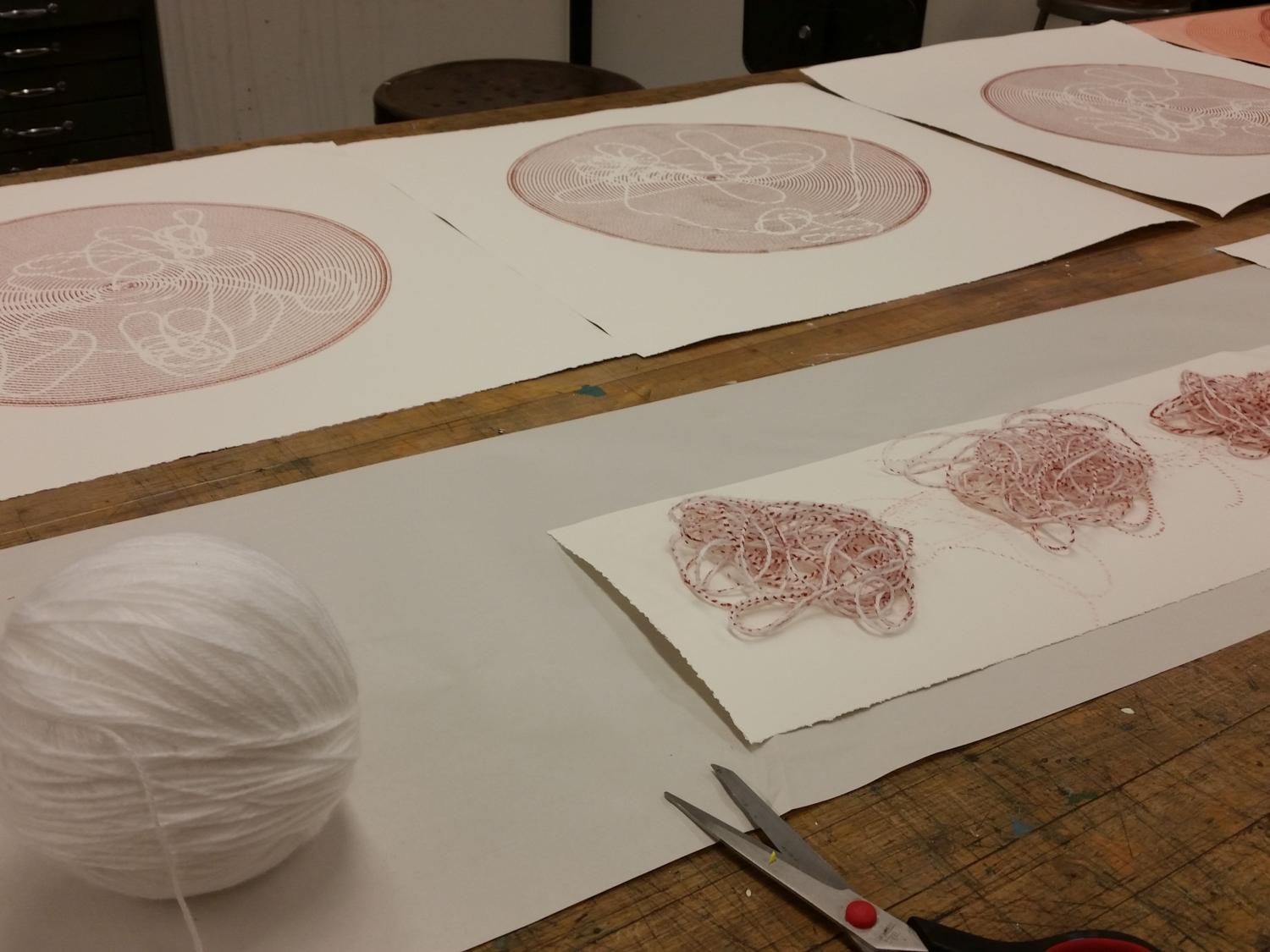 Artwork by M.F.A. candidate Valerie Dillon