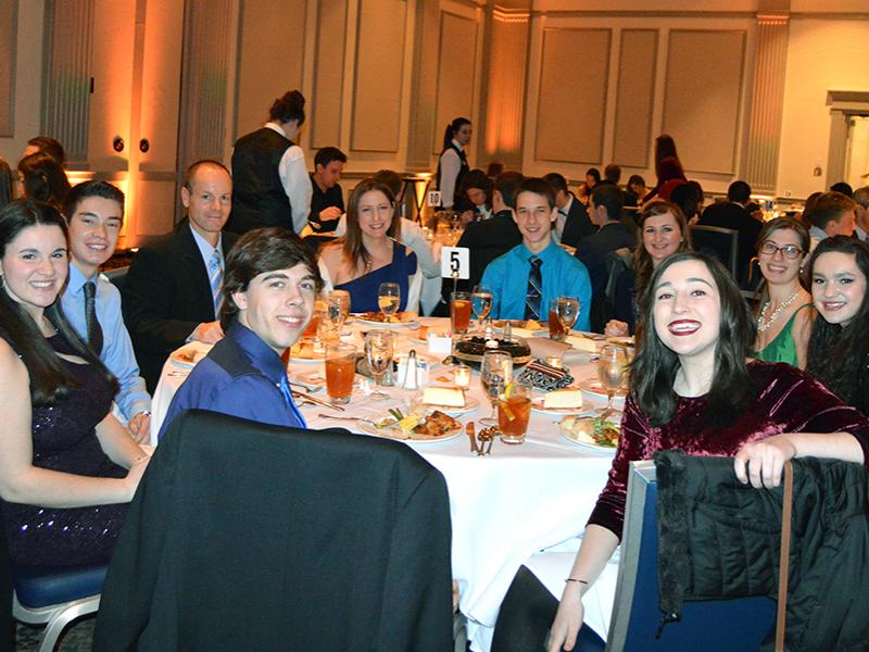 Students in the College of Earth and Mineral Sciences interact with faculty and staff during the EMS Gala 
