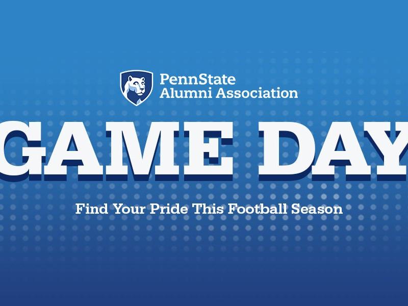 Alumni Association game day graphic