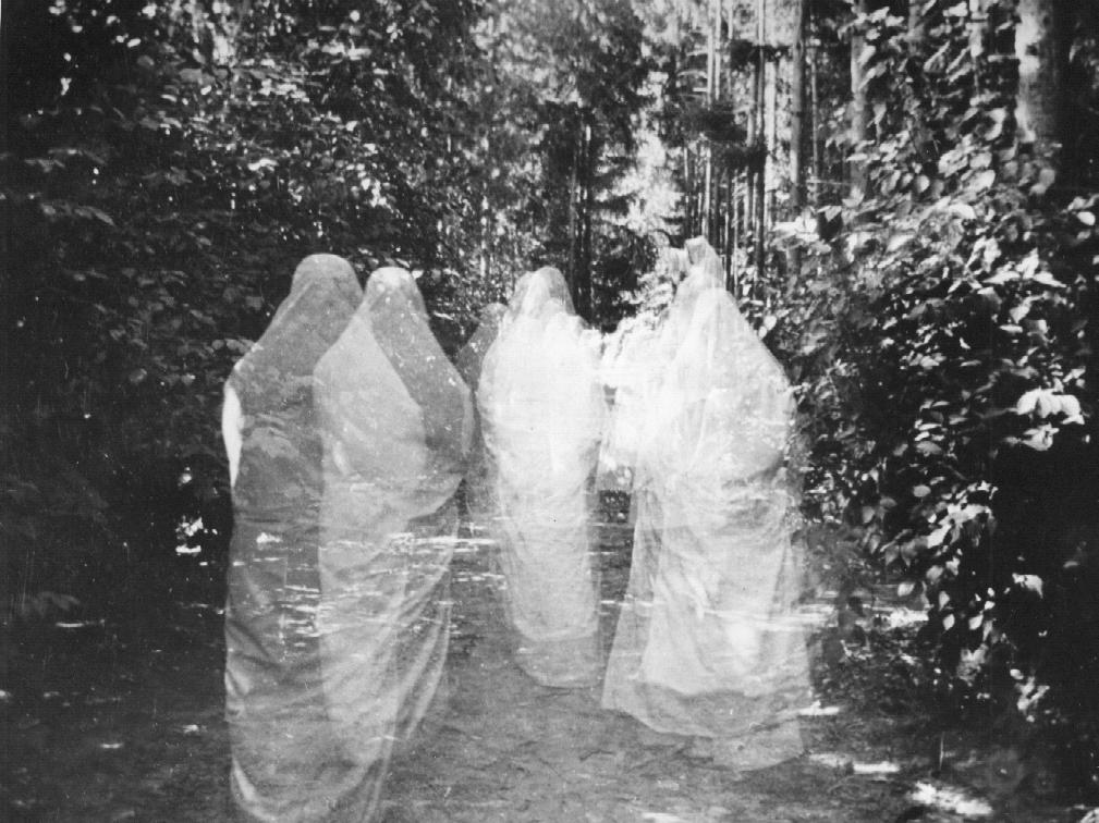 Fake photo of ghosts