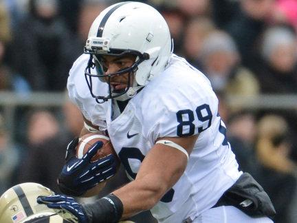 Gary Gilliam carries the ball during a November win at Purdue.